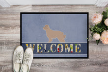 Load image into Gallery viewer, Pyrenean Shepherd Welcome Doormat - 18x27 Decorative Floor Mat – Indoor/Outdoor Rug with Artistic Flair BB5522MAT