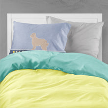 Load image into Gallery viewer, Pyrenean Shepherd Welcome Fabric Standard Pillowcase – Artistic Decorative Front, White Back BB5522PILLOWCASE