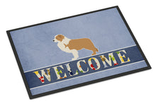 Load image into Gallery viewer, Red Border Collie Welcome Doormat - 18x27 Decorative Floor Mat – Indoor/Outdoor Rug with Artistic Flair BB5526MAT