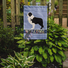 Load image into Gallery viewer, Black Border Collie Welcome Garden Flag - Outdoor Decorative Yard Flag BB5527GF
