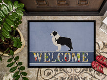 Load image into Gallery viewer, Black Border Collie Welcome Doormat - 18x27 Decorative Floor Mat – Indoor/Outdoor Rug with Artistic Flair BB5527MAT