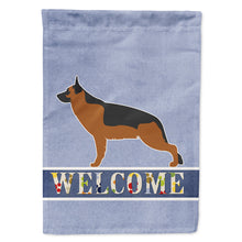 Load image into Gallery viewer, German Shepherd Welcome Flag Canvas House Size BB5528CHF