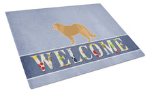 Load image into Gallery viewer, Caucasian Shepherd Dog Welcome Glass Cutting Boards – Durable, Decorative Kitchen Art Large BB5529LCB