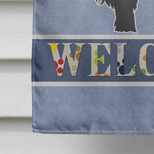 Load image into Gallery viewer, Briard Welcome Flag Canvas House Size BB5530CHF