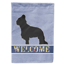 Load image into Gallery viewer, Briard Welcome Flag Canvas House Size BB5530CHF