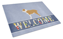 Load image into Gallery viewer, Central Asian Shepherd Dog Welcome Glass Cutting Boards – Durable, Decorative Kitchen Art Large BB5532LCB