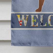 Load image into Gallery viewer, Portuguese Sheepdog Dog Welcome Flag Canvas House Size BB5535CHF
