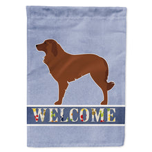 Load image into Gallery viewer, Portuguese Sheepdog Dog Welcome Flag Canvas House Size BB5535CHF