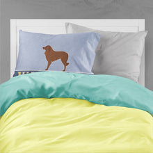 Load image into Gallery viewer, Portuguese Sheepdog Dog Welcome Fabric Standard Pillowcase – Artistic Decorative Front, White Back BB5535PILLOWCASE