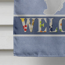 Load image into Gallery viewer, Polish Lowland Sheepdog Dog Welcome Flag Canvas House Size BB5536CHF