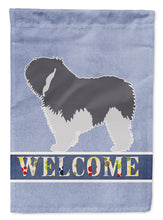 Load image into Gallery viewer, Polish Lowland Sheepdog Dog Welcome Garden Flag - Outdoor Decorative Yard Flag BB5536GF