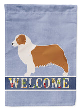 Load image into Gallery viewer, Australian Shepherd Dog Welcome Garden Flag - Outdoor Decorative Yard Flag BB5537GF