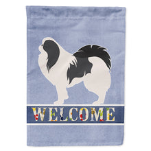 Load image into Gallery viewer, Japanese Chin Welcome Flag Canvas House Size BB5541CHF