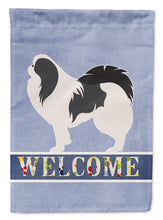 Load image into Gallery viewer, Japanese Chin Welcome Garden Flag - Outdoor Decorative Yard Flag BB5541GF