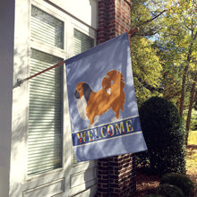 Load image into Gallery viewer, Pekingese Welcome Flag Canvas House Size BB5542CHF
