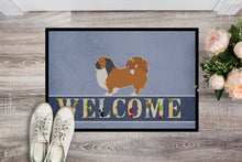 Load image into Gallery viewer, Pekingese Welcome Doormat - 18x27 Decorative Floor Mat – Indoor/Outdoor Rug with Artistic Flair BB5542MAT