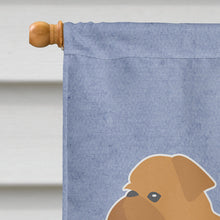 Load image into Gallery viewer, Brussels Griffon Welcome Flag Canvas House Size BB5544CHF