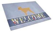 Load image into Gallery viewer, Brussels Griffon Welcome Glass Cutting Boards – Durable, Decorative Kitchen Art Large BB5544LCB