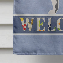 Load image into Gallery viewer, French Bulldog Welcome Flag Canvas House Size BB5545CHF