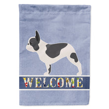 Load image into Gallery viewer, French Bulldog Welcome Flag Canvas House Size BB5545CHF