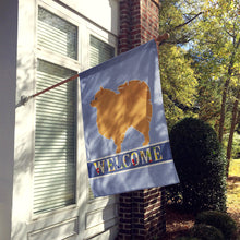 Load image into Gallery viewer, Pomeranian Welcome Flag Canvas House Size BB5546CHF