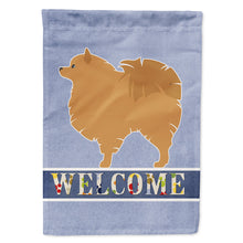 Load image into Gallery viewer, Pomeranian Welcome Flag Canvas House Size BB5546CHF