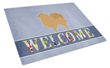 Load image into Gallery viewer, Pomeranian Welcome Glass Cutting Boards – Durable, Decorative Kitchen Art Large BB5546LCB