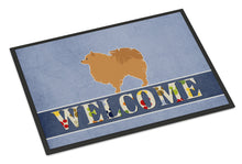 Load image into Gallery viewer, Pomeranian Welcome Doormat - 18x27 Decorative Floor Mat – Indoor/Outdoor Rug with Artistic Flair BB5546MAT