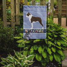 Load image into Gallery viewer, Boston Terrier Welcome Garden Flag - Outdoor Decorative Yard Flag BB5548GF
