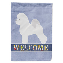 Load image into Gallery viewer, Bichon Frise Welcome Flag Canvas House Size BB5549CHF