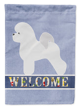Load image into Gallery viewer, Bichon Frise Welcome Garden Flag - Outdoor Decorative Yard Flag BB5549GF