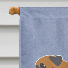 Load image into Gallery viewer, Pug Welcome Flag Canvas House Size BB5551CHF