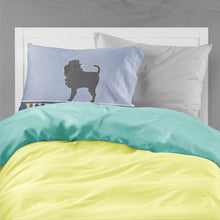 Load image into Gallery viewer, Affenpinscher Welcome Fabric Standard Pillowcase – Artistic Decorative Front, White Back BB5552PILLOWCASE