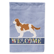 Load image into Gallery viewer, Cavalier King Charles Spaniel Welcome Flag Canvas House Size BB5553CHF