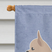 Load image into Gallery viewer, Chihuahua Welcome Flag Canvas House Size BB5554CHF