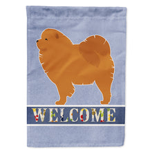 Load image into Gallery viewer, Chow Chow Welcome Flag Canvas House Size BB5555CHF
