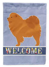 Load image into Gallery viewer, Chow Chow Welcome Garden Flag - Outdoor Decorative Yard Flag BB5555GF