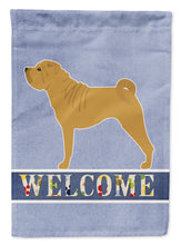 Load image into Gallery viewer, Shar Pei Merry Welcome Garden Flag - Outdoor Decorative Yard Flag BB5556GF