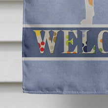 Load image into Gallery viewer, Staffordshire Bull Terrier Welcome Flag Canvas House Size BB5558CHF