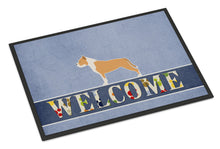 Load image into Gallery viewer, Staffordshire Bull Terrier Welcome Doormat - 24x36 Decorative Floor Mat – Indoor/Outdoor Rug with Artistic Flair BB5558JMAT