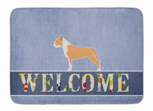 Load image into Gallery viewer, Staffordshire Bull Terrier Welcome Machine Washable Memory Foam Mat BB5558RUG