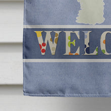 Load image into Gallery viewer, Komondor Welcome Flag Canvas House Size BB5559CHF