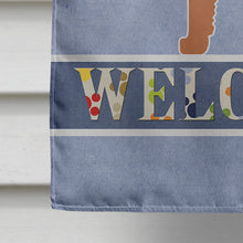 Load image into Gallery viewer, Airedale Terrier Welcome Flag Canvas House Size BB5561CHF