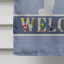 Load image into Gallery viewer, Samoyed Welcome Flag Canvas House Size BB5563CHF