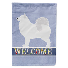 Load image into Gallery viewer, Samoyed Welcome Flag Canvas House Size BB5563CHF