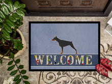 Load image into Gallery viewer, Doberman Pinscher Welcome Doormat - 24x36 Decorative Floor Mat – Indoor/Outdoor Rug with Artistic Flair BB5564JMAT