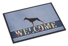 Load image into Gallery viewer, Doberman Pinscher Welcome Doormat - 18x27 Decorative Floor Mat – Indoor/Outdoor Rug with Artistic Flair BB5564MAT