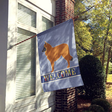 Load image into Gallery viewer, Belgian Shepherd Welcome Flag Canvas House Size BB5565CHF