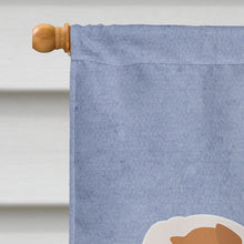 Load image into Gallery viewer, English Bulldog Welcome Flag Canvas House Size BB5566CHF