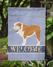 Load image into Gallery viewer, English Bulldog Welcome Garden Flag - Outdoor Decorative Yard Flag BB5566GF